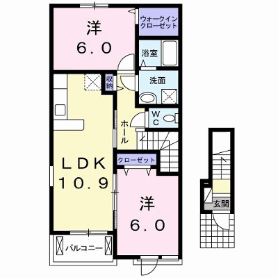 マーヴェラス　Ｇ 201【管理NO：1-024223901-02010】 ★家具家電は申し込み後に搬入します★ ★2027年01月下旬入居可能★の外観画像