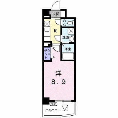 ブライト　西原駅前 202【管理NO：1-025865101-02020】 ★家具家電は申し込み後に搬入します★の外観画像