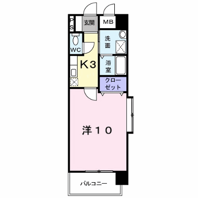 エレガンス・ＳＴ 501【管理NO：1-013998601-05010】 ★家具家電は申し込み後に搬入します★ ★2026年11月下旬入居可能★の外観画像