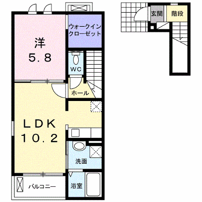 ポラリス．Ｍ　Ⅱ 203【管理NO：1-018071502-02030】 ★家具家電は申し込み後に搬入します★ ★2026年12月中旬入居可能★の外観画像