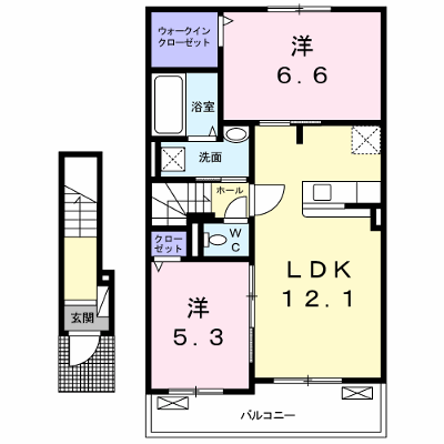 ベル　ルミエール 202【管理NO：1-023970101-02020】 ★家具家電は申し込み後に搬入します★ ★2027年02月上旬入居可能★の外観画像