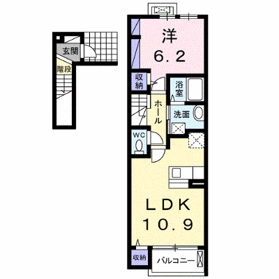 サンライズ 205【管理NO：1-018840801-02050】 ★家具家電は申し込み後に搬入します★ ★2026年11月上旬入居可能★の外観画像