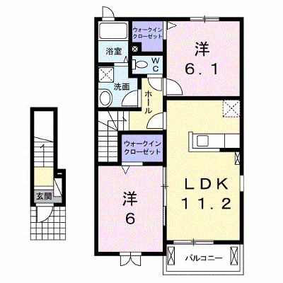 グレースヒルズⅡ 205【管理NO：1-020448202-02040】 ★家具家電は申し込み後に搬入します★ ★2026年12月下旬入居可能★の外観画像