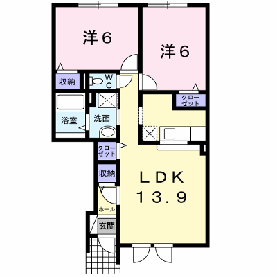 セレノ 102【管理NO：1-015932101-01020】 ★家具家電は申し込み後に搬入します★ ★2026年12月中旬入居可能★の外観画像