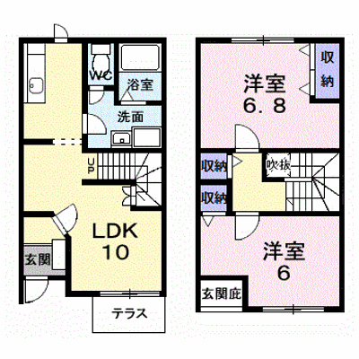 ハッピネス 104【管理NO：1-007461301-01040】 ★家具家電は申し込み後に搬入します★ ★2026年12月上旬入居可能★の外観画像