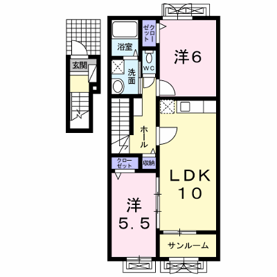 ＡＲＳＨ４ 203【管理NO：1-022490601-02030】 ★家具家電は申し込み後に搬入します★ ★2026年12月上旬入居可能★の外観画像