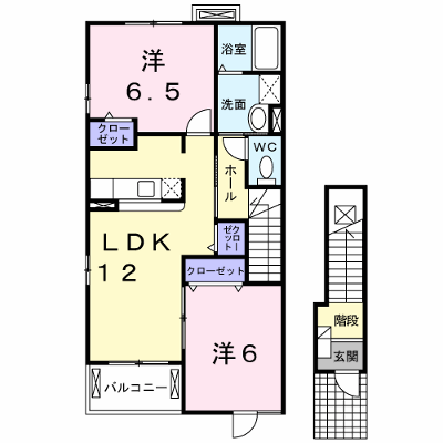 グランメール大善Ⅱ　Ｂ 201【管理NO：1-013023202-02010】 ★家具家電は申し込み後に搬入します★ ★2026年12月中旬入居可能★の外観画像