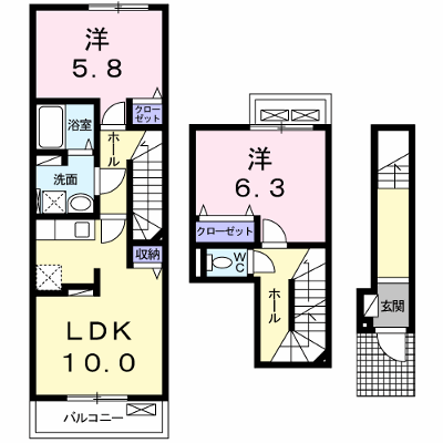 スカイツリー　Ⅲ 204【管理NO：1-020110701-02040】 ★家具家電は申し込み後に搬入します★ ★2026年12月上旬入居可能★の外観画像
