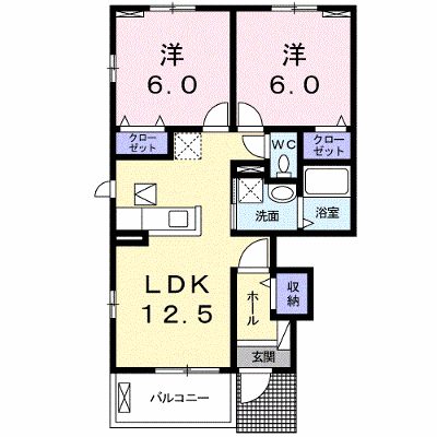 アヴェニール　Ⅲ 101【管理NO：1-021615403-01010】 ★家具家電は申し込み後に搬入します★ ★2026年12月上旬入居可能★の外観画像