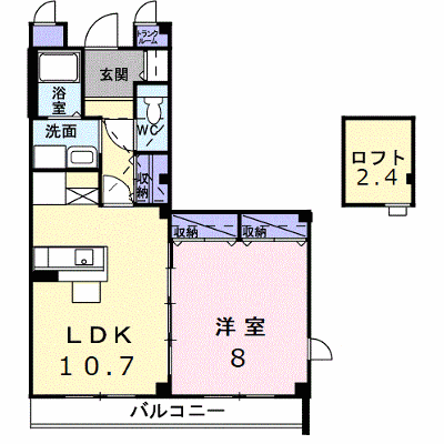 プレッソ・ベル 201【管理NO：1-012851601-02010】 ★家具家電は申し込み後に搬入します★ ★2026年12月上旬入居可能★の外観画像