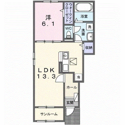 アヴニール　Ⅰ 101【管理NO：1-026735001-01010】 ★家具家電は申し込み後に搬入します★ ★2026年12月上旬入居可能★の外観画像