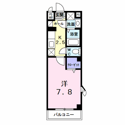 ヴィラ　ウィステリア 301【管理NO：1-014255401-03010】 ★家具家電は申し込み後に搬入します★の外観画像