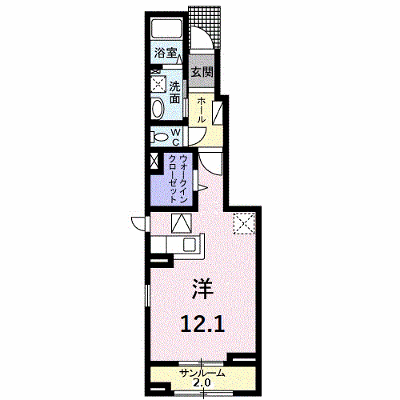 ヴィラ　アモリス　Ａ 104【管理NO：1-021912801-01040】 ★家具家電は申し込み後に搬入します★ ★2026年12月上旬入居可能★の外観画像