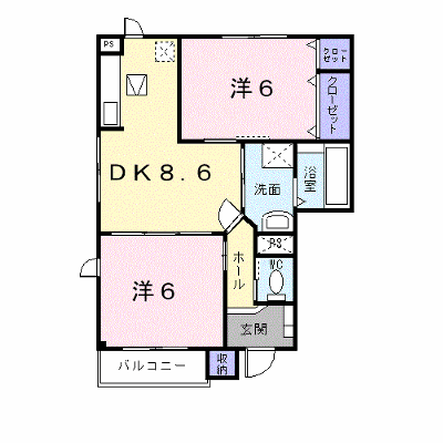 グレースＡ 101【管理NO：1-012242201-01010】 ★家具家電は申し込み後に搬入します★ ★2026年12月上旬入居可能★の外観画像