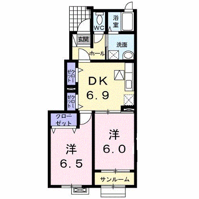 プラシードＥ 103【管理NO：1-015578902-01030】 ★家具家電は申し込み後に搬入します★ ★2026年12月上旬入居可能★の外観画像