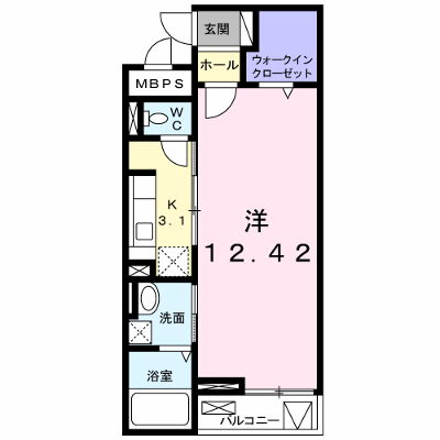ナオパウム 101【管理NO：1-017050201-01010】 ★家具家電は申し込み後に搬入します★ ★2026年11月上旬入居可能★の外観画像