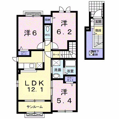 ソアブランセ 204【管理NO：1-015063601-02040】 ★家具家電は申し込み後に搬入します★ ★2026年11月中旬入居可能★の外観画像