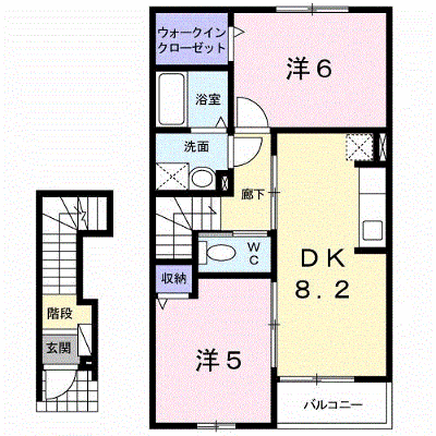 ｆｒｉｅｄｅ・泉台（フリーデ 202【管理NO：1-014890401-02020】 ★家具家電は申し込み後に搬入します★ ★2026年12月中旬入居可能★の外観画像