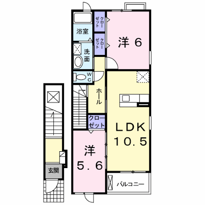 スターヴィレッジＧ 204【管理NO：1-014184707-02040】 ★家具家電は申し込み後に搬入します★ ★2026年11月上旬入居可能★の外観画像