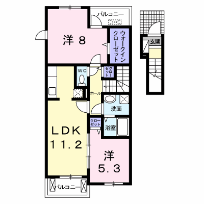 スペランツァ　Ⅲ 203【管理NO：1-016514603-02030】 ★家具家電は申し込み後に搬入します★ ★2026年10月下旬入居可能★の外観画像