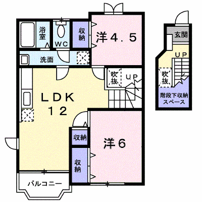 レザン辻 204【管理NO：1-007717201-02040】 ★家具家電は申し込み後に搬入します★ ★2026年12月中旬入居可能★の外観画像