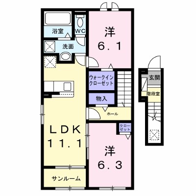 Ｓｕｎ　Ｆｉｅｌｄ 205【管理NO：1-028470201-02050】 ★家具家電は申し込み後に搬入します★ ★2027年03月上旬入居可能★の外観画像