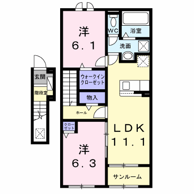 Ｓｕｎ　Ｆｉｅｌｄ 204【管理NO：1-028470201-02040】 ★家具家電は申し込み後に搬入します★ ★2027年03月上旬入居可能★の外観画像