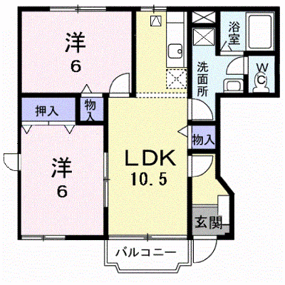 ボンボヌール 101【管理NO：1-011110601-01010】 ★家具家電は申し込み後に搬入します★ ★2026年10月下旬入居可能★の外観画像