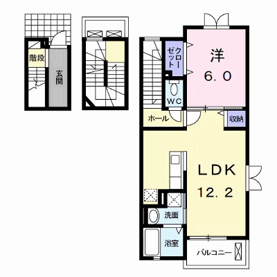 アイリス竜美 301【管理NO：1-017648101-03010】 ★家具家電は申し込み後に搬入します★ ★2026年12月中旬入居可能★の外観画像