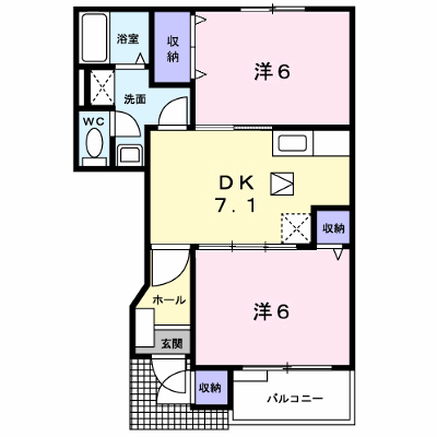バーシア１番館 101【管理NO：1-010318401-01010】 ★家具家電は申し込み後に搬入します★の外観画像