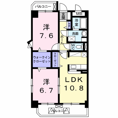 エステ－トグリ－ンⅡ 205【管理NO：1-014125801-02040】 ★家具家電は申し込み後に搬入します★ ★2026年12月上旬入居可能★の外観画像