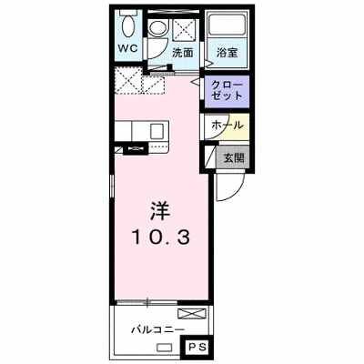 エヴィメリアＤ 201【管理NO：1-026935701-02010】 ★家具家電は申し込み後に搬入します★ ★2026年10月下旬入居可能★の外観画像