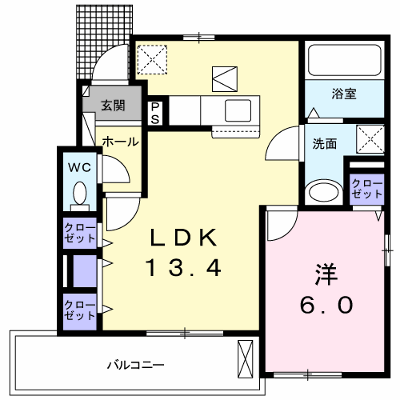 アンジュヴェールⅠ 101【管理NO：1-025303901-01010】 ★家具家電は申し込み後に搬入します★ ★2026年11月中旬入居可能★の外観画像