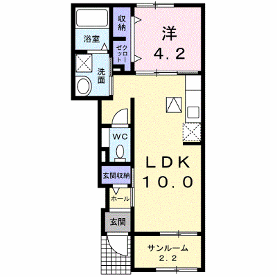 サンリットタウン日高Ⅱ 103【管理NO：1-018586502-01030】 ★家具家電は申し込み後に搬入します★ ★2026年12月中旬入居可能★の外観画像