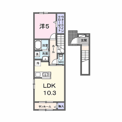アルカンシェル　北花山 204【管理NO：1-028840101-02040】 ★家具家電は申し込み後に搬入します★ ★2027年03月下旬入居可能★の外観画像