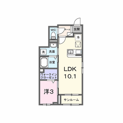 アルカンシェル　北花山 101【管理NO：1-028840101-01010】 ★家具家電は申し込み後に搬入します★ ★2027年03月下旬入居可能★の外観画像