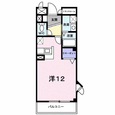 クラールオストベルグⅡ 201【管理NO：1-012018201-02010】 ★家具家電は申し込み後に搬入します★ ★2026年11月中旬入居可能★の外観画像