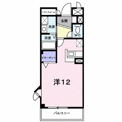クラールオストベルグⅡ 205【管理NO：1-012018201-02040】 ★家具家電は申し込み後に搬入します★ ★2026年11月下旬入居可能★の外観画像