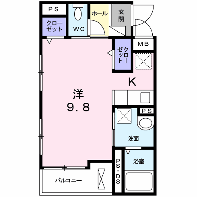 フィレール　デュ　トラジャⅢ 104【管理NO：1-022903401-01040】 ★家具家電は申し込み後に搬入します★ ★2026年11月上旬入居可能★の外観画像
