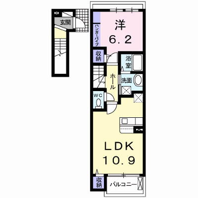 ノアＡ 203【管理NO：1-018830201-02030】 ★家具家電は申し込み後に搬入します★ ★2026年12月中旬入居可能★の外観画像