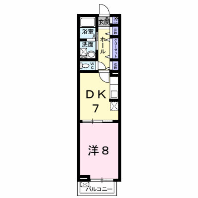メゾンラフレシール 202【管理NO：1-015685201-02020】 ★家具家電は申し込み後に搬入します★の外観画像