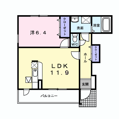 グリーン　コート　杉Ⅲ 101【管理NO：1-016979301-01010】 ★家具家電は申し込み後に搬入します★ ★2026年11月下旬入居可能★の外観画像