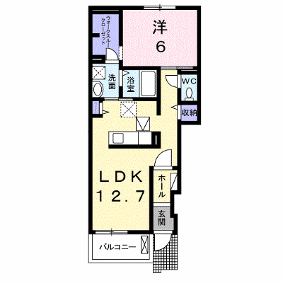 クレール　ハピネスＢ 102【管理NO：1-022214602-01020】 ★家具家電は申し込み後に搬入します★ ★2026年12月上旬入居可能★の外観画像