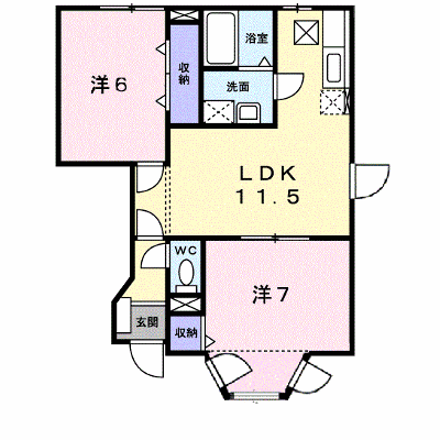 ロータス・高田Ａ 103【管理NO：1-010127901-01030】 ★家具家電は申し込み後に搬入します★ ★2026年11月下旬入居可能★の外観画像