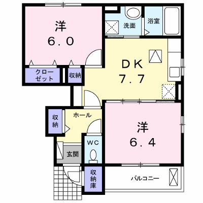 メゾン　ド　カベヤＡ 104【管理NO：1-023000401-01040】 ★家具家電は申し込み後に搬入します★ ★2026年10月下旬入居可能★の外観画像