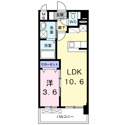 プレステージ空港東 403【管理NO：1-019089301-04030】 ★家具家電は申し込み後に搬入します★ ★2026年12月上旬入居可能★の外観画像