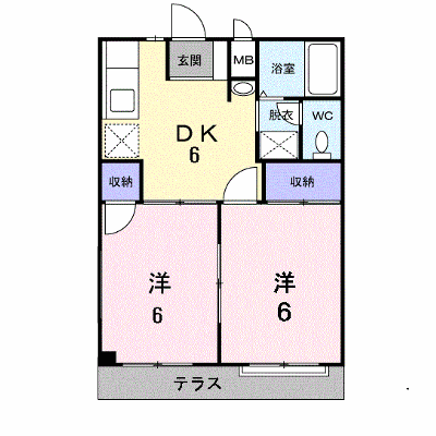 ファミール今宿 102【管理NO：1-003698701-01020】 ★家具家電は申し込み後に搬入します★ ★2026年12月中旬入居可能★の外観画像