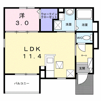 ヒカルサ唐津鬼塚Ⅱ 101【管理NO：1-027927002-01010】 ★家具家電は申し込み後に搬入します★ ★2026年12月中旬入居可能★の外観画像