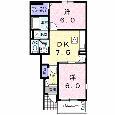 カーサ・フランＢ 104【管理NO：1-019999202-01040】 ★家具家電は申し込み後に搬入します★ ★2027年01月中旬入居可能★の外観画像