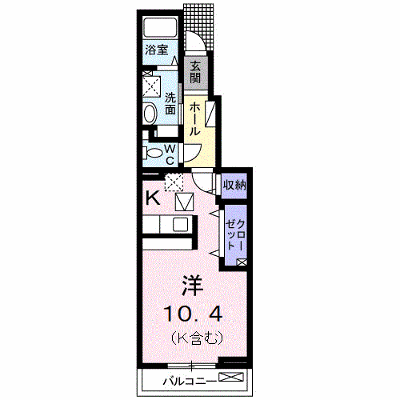 メゾン　ド　ミヤビ 101【管理NO：1-025919501-01010】 ★家具家電は申し込み後に搬入します★ ★2026年11月上旬入居可能★の外観画像